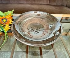 Briglin Studio Unique Heavy Art Pottery Bowl Display Centrepiece