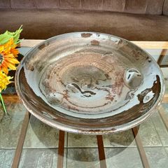 Briglin Studio Unique Heavy Art Pottery Bowl Display Centrepiece