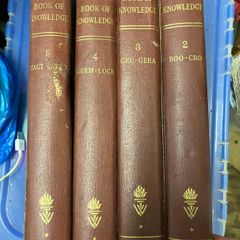 The Book Of Knowledge Waverley - 4 volumes