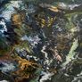 Titled 'Tangled Serenity, Abstract Pour Art Painting, by artist Helen Mathews Image 2