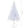 Artificial Christmas Tree with Stand 150 cm 380 Branches Image 8