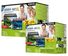 Aquael Leddy 60 Day&Night XL Black 2.0