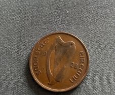 1928 Irish Penny/ Pingin