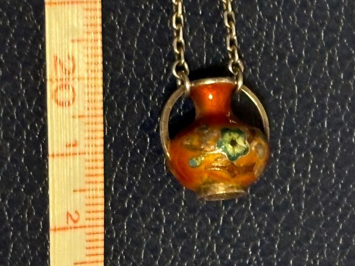 Sterling Silver Jug Necklace