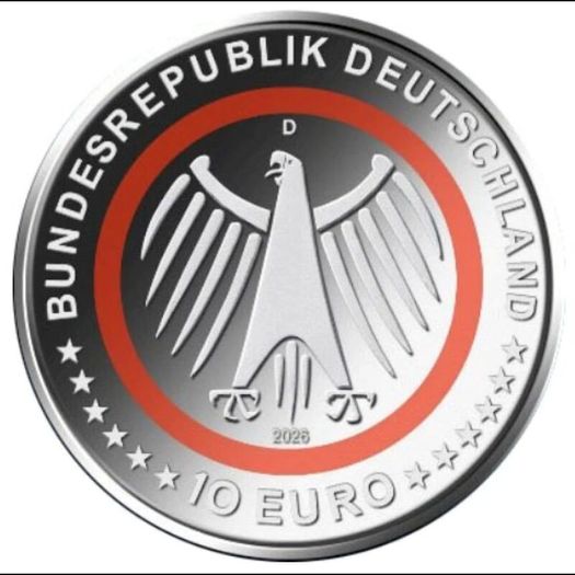 Germany 10 Euro Commemorative Coin 2026 - Emergency Services. Mint D. Uncirculated.