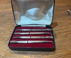 collectable silver bridge pencil set