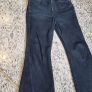 vintage black figured jacket fur collar Image 10