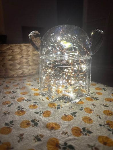 Ghost glass fairylight lamp
