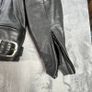 Belstaff Black Leather Motorcycle Jacket 40 - VIntage Cafe Racer Image 3