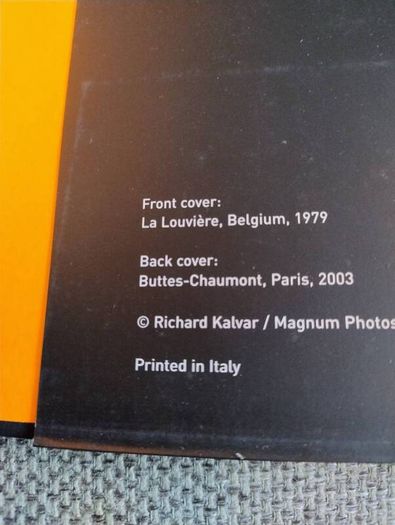Richard Kalvar Earthlings 2007 photography book hardback with dustcover in very good condition FREE STANDARD POSTAGE INCLUDED