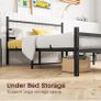 Double Bed Frames with Headboard and Footboard Heavy Duty Foundation Image 2