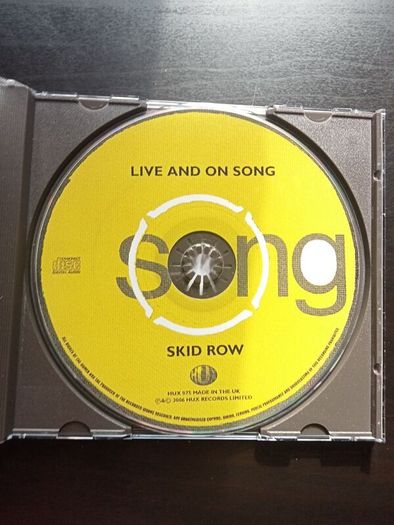 Skid Row - Liva and on Song CD