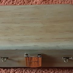 unusual wooden clutch bag