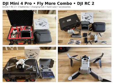 DJI Mini 4 Pro Fly More Combo + DJI RC 2