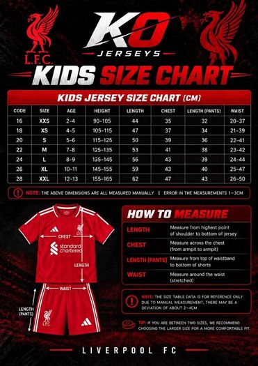 Liverpool Kids Kits