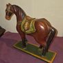 Vintage Hand Carved and Painted Folk Art Horse Statue Image 5