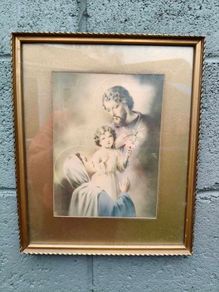 Framed Religious Picture