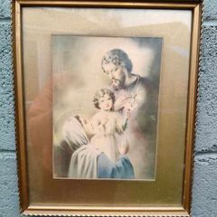 Framed Religious Picture
