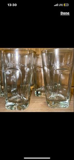 Jameson whiskey tall glasses brand new