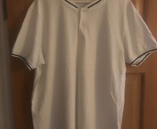 V by very White cotton polo XL