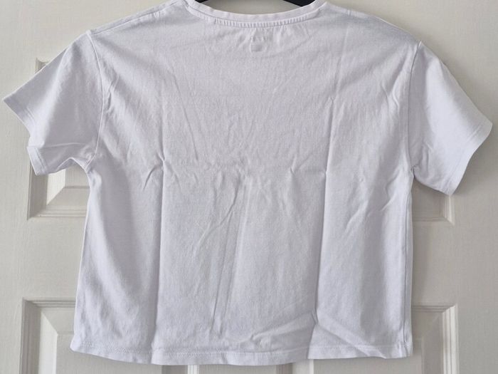 F&F White Cropped T-Shirt