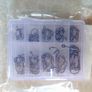 100 Pc Carbon Steel Fishing Hooks (sizes 3 To 12) New. Image 2