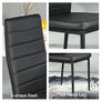 4 x Dining  Leather Chairs - Free Delivery Nationwide Image 8