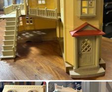 Sylvanians Townhouse,Farmhouse and Shopfronts Bundle