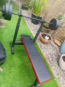 weights and lifting bench