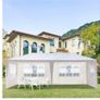 3 x 6m Party Tent Gazebo Marquee with 6 Removable Sidewalls Waterproof Outdoor Picnic Canopy Image 2