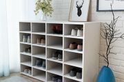 Shoe Rack Chipboard 92x30x67.5 cm White