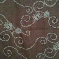 Large Embroidered Wrap Scarf