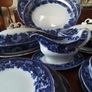 W T Copeland & Sons Blue/White Dinner Set Image 3