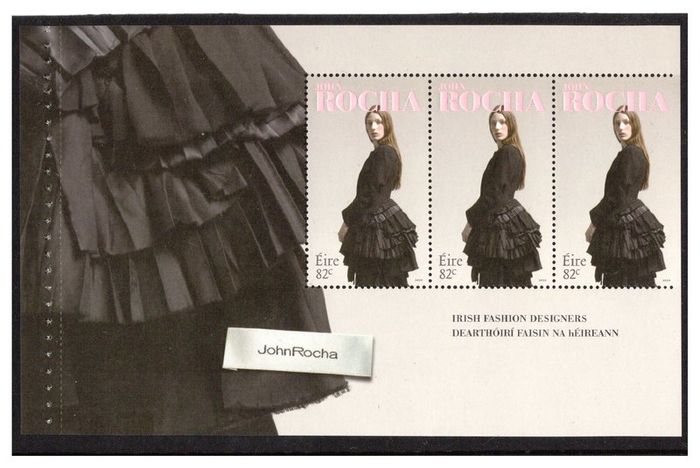 2010 Ireland Irish Fashion Designers Booklet Pane featuring John Rocha Mint Never Hinged (MNH). Hibernian HP191.