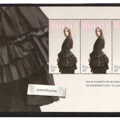 2010 Ireland Irish Fashion Designers Booklet Pane featuring John Rocha Mint Never Hinged (MNH). Hibernian HP191.