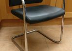 Klober Premium leather meeting room chairs - Black (x4)