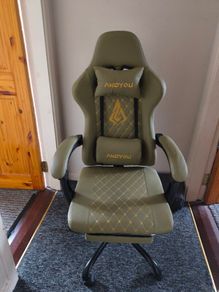Sage green gaming chair