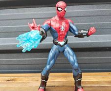 MARVEL Spiderman 10 inch 2012 Action Figure with Spinning Web HASBRO Motion and Talking