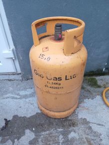 gas bottles (around half full)