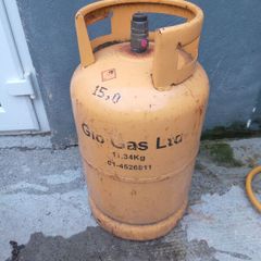 gas bottles (around half full)