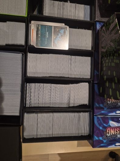 pokemon cards bulk around 6500 cards and over 1000 energy cards