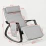 Rocking Chair with Removable Side Pocket, Rocking Chair Flexible Birch Image 3