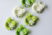 Six small Wreaths, table decor , handmade decor, Easter decor