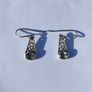 Kit Heath designer silver earrings Image 3