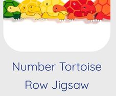 Alphabet puzzle- tortoise row