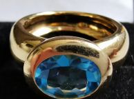main image for ad 18Karat Blue Topaz Ring