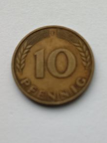 Pfennig coin from West Germany Federal Republic of Germany