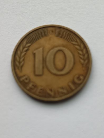 Pfennig coin from West Germany Federal Republic of Germany