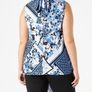 HUGO BOSS Women's Blouse Top Casanda, Open Style 981, Blue, Size EU 46 / XXL Image 2