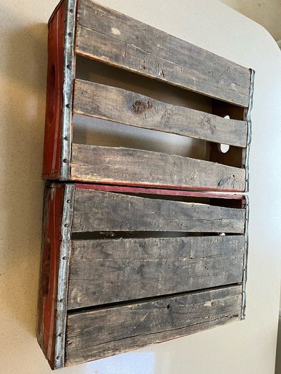 Coca Cola American 70's Wood Crates x2